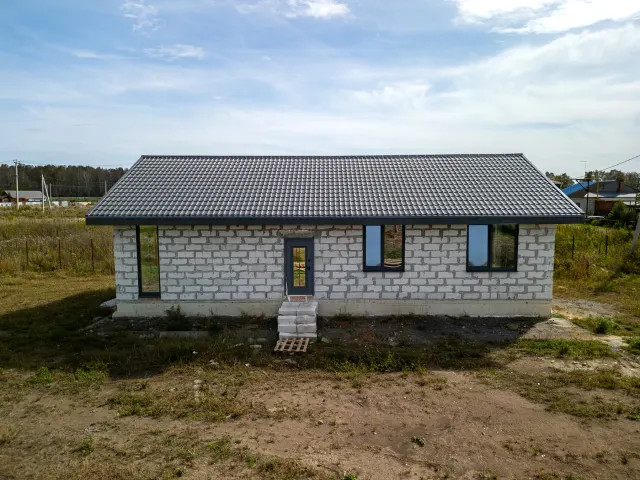Снаружи — дом 117 м²