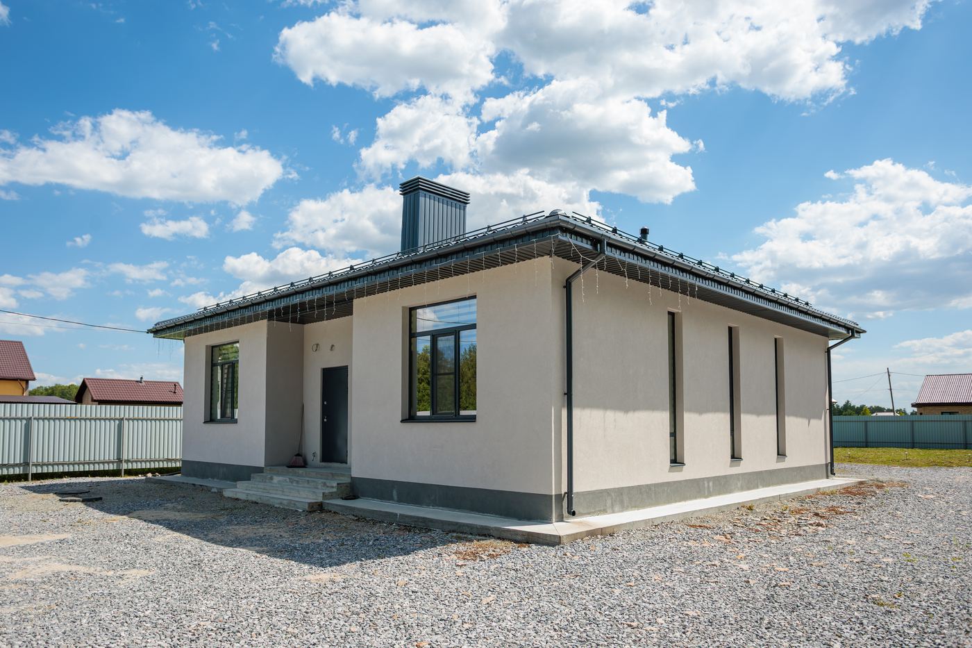 Дом из газоблока, построенный компанией «Хороший Дом»