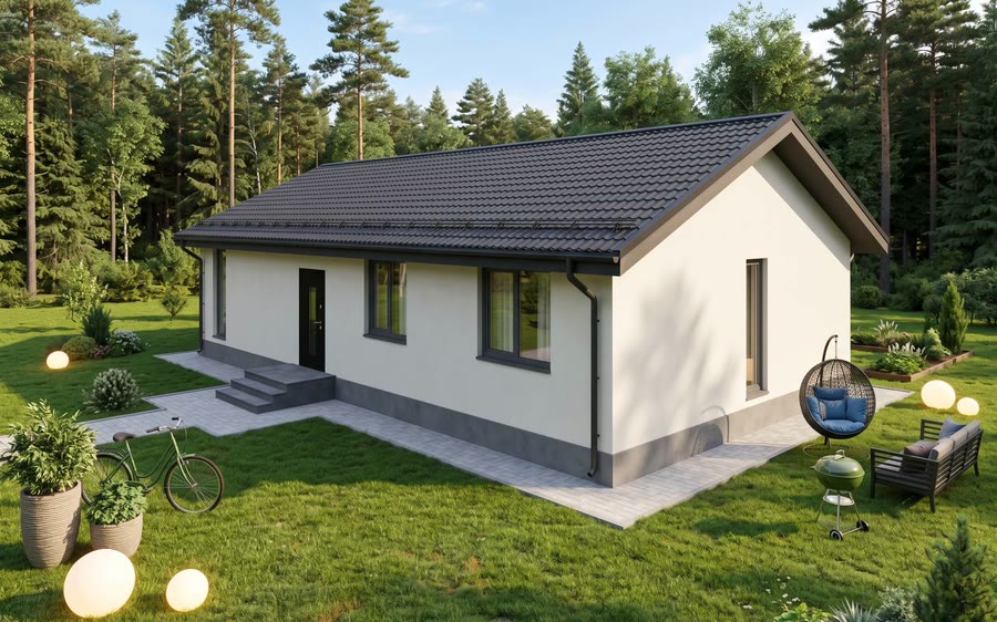 Проект дома 117 м² из газоблока