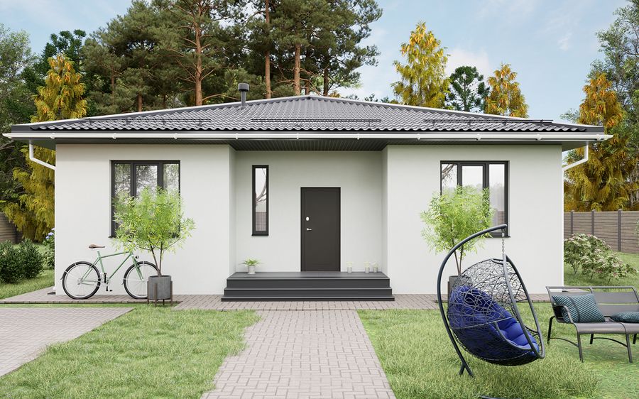 Проект дома 120 м² из газоблока